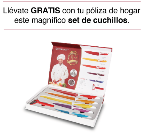 Promoción Cuchillo Seguro de Hogar
